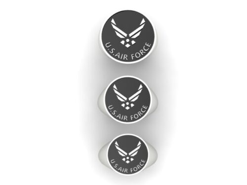 USA Air Force Military Ring - Image 5
