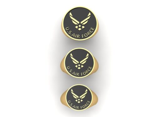 USA Air Force Military Ring - Image 3