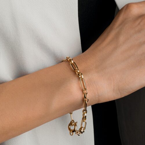 Gold Link Chain Bracelet