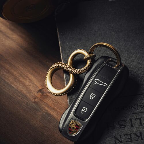 Our keychains are designed to fit a variety of keys, providing a stylish and secure way to keep your keys organized.